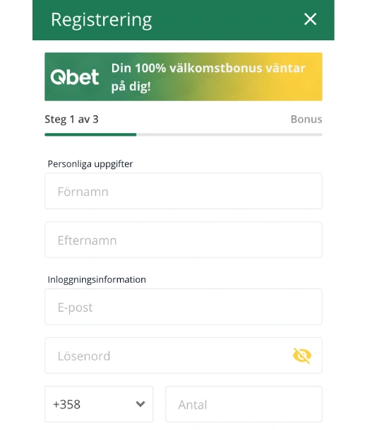 Registrering